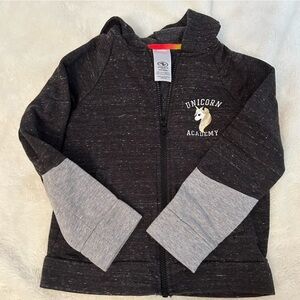 Size 6X GIRLS Unicorn Academy Zip-Up Jacket B3